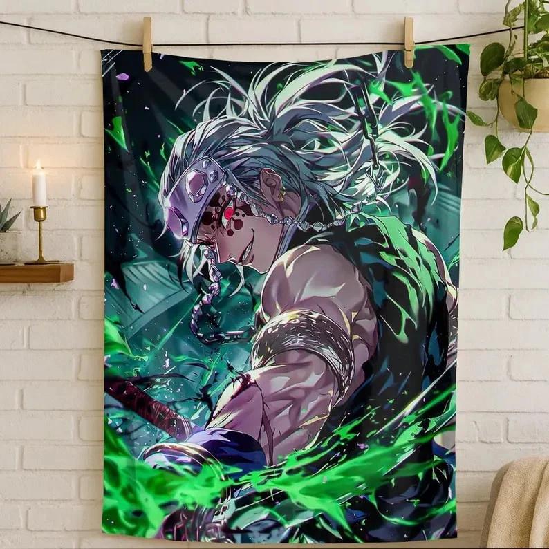 Anime Demon Fleece Sherpa Blanket