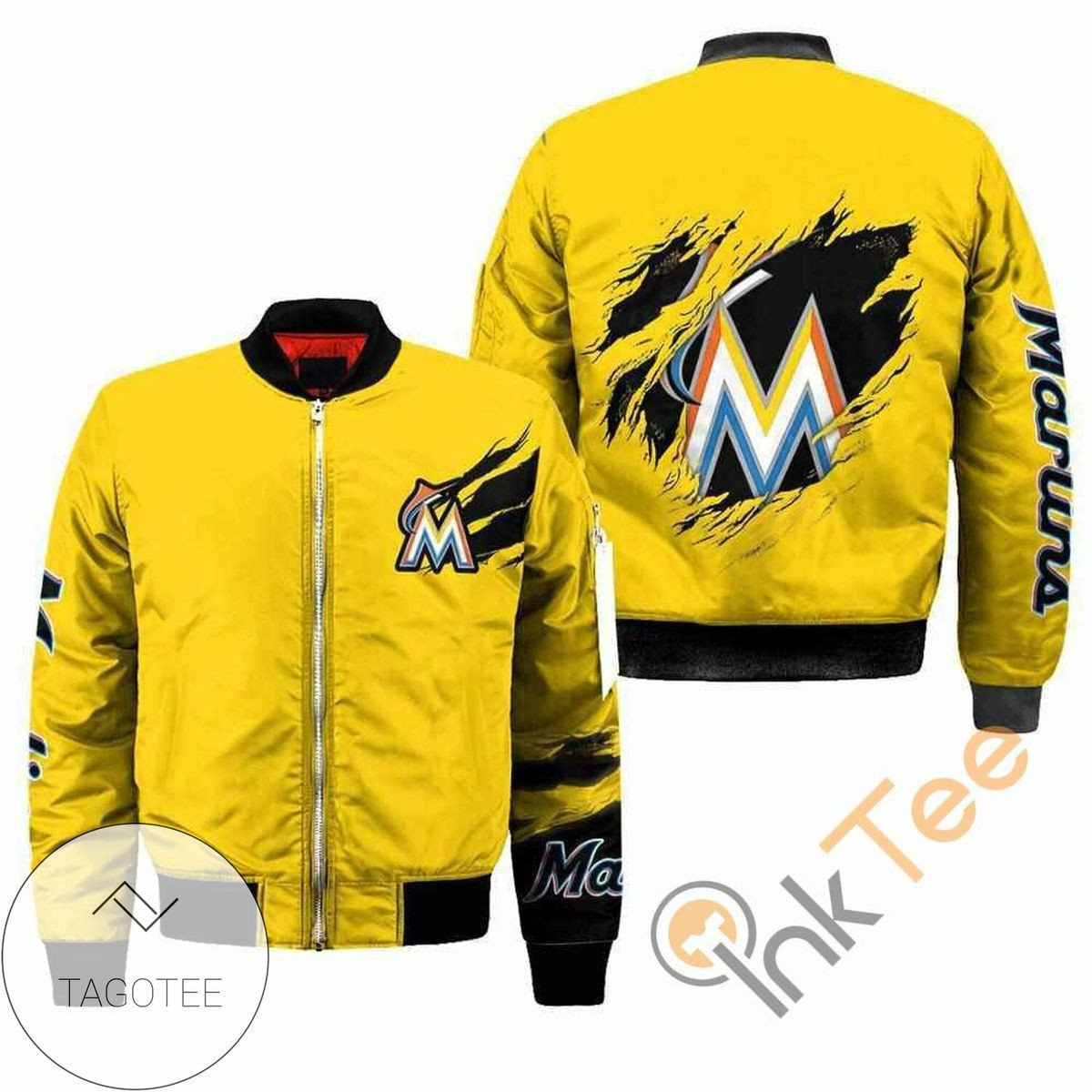 Miami Marlins Bomber Jacket V4