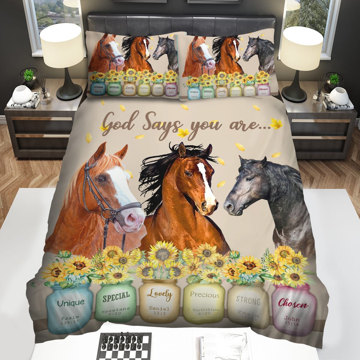 Horse Bedding Set Horse God Says You Are Duvet Covers