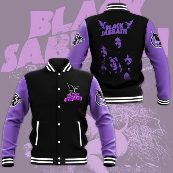 Black Sabbath Band Baseball Jacket 432