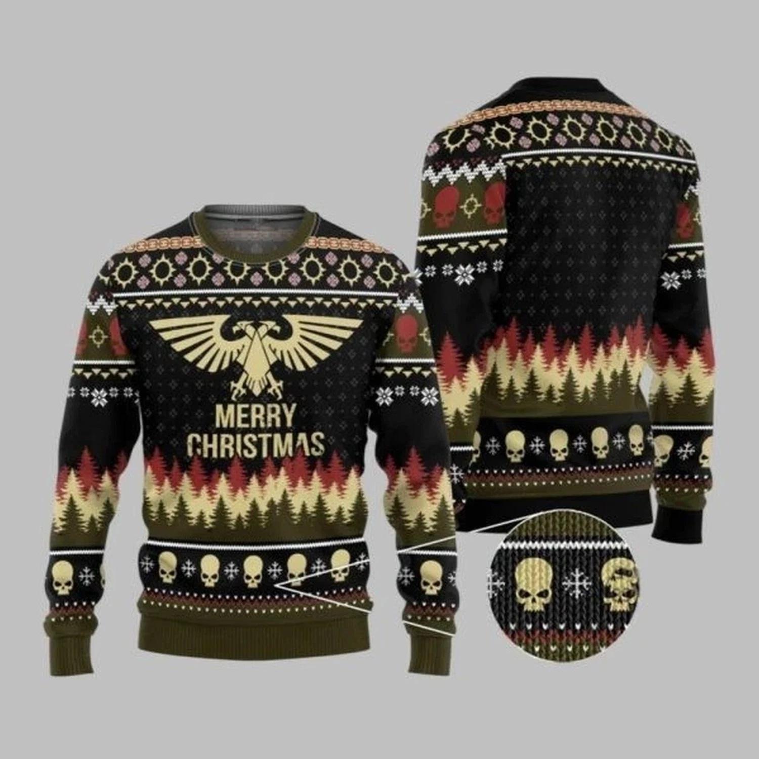 Warhammer Imperium Iconic Ugly Christmas Sweater