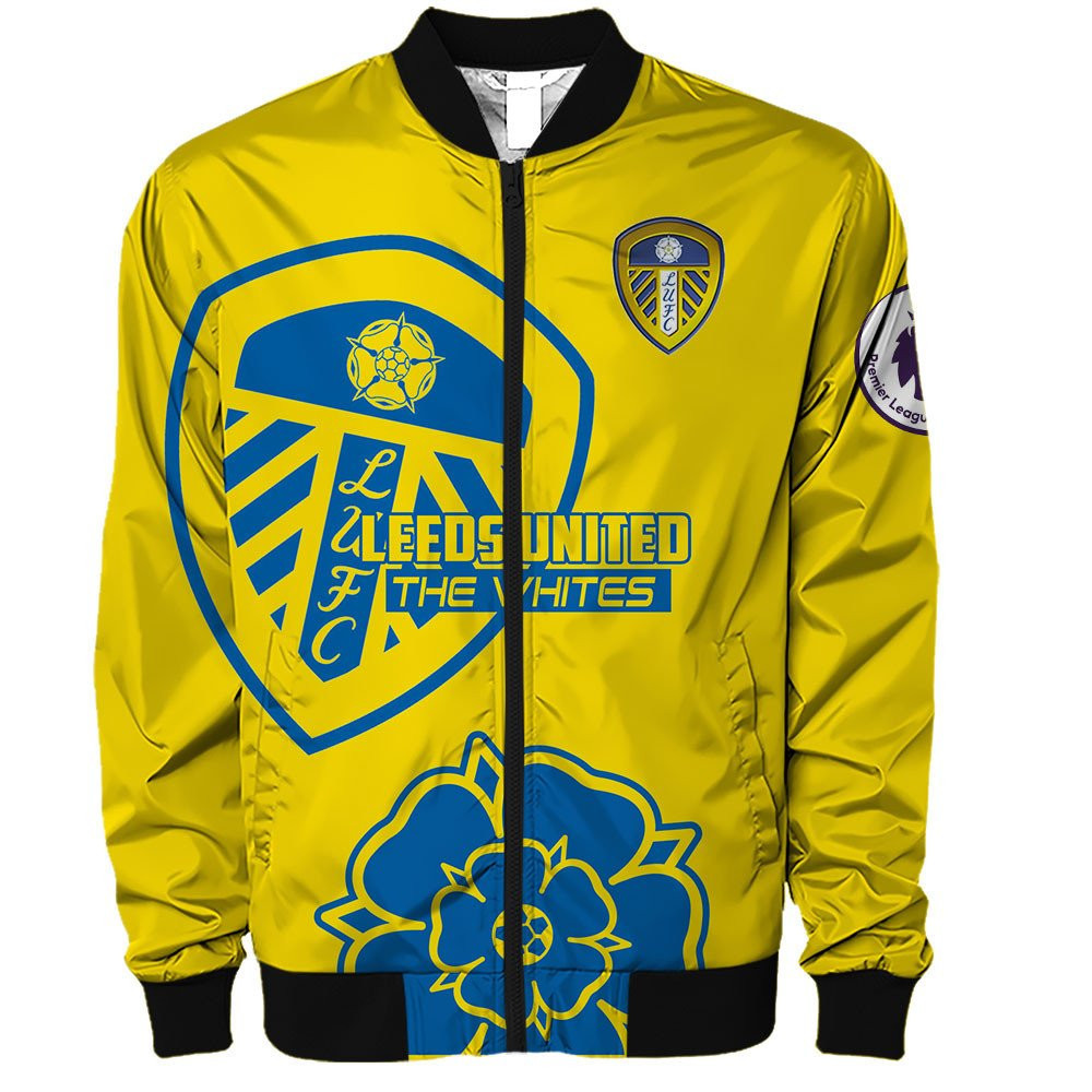 Leeds United Yellow Bomber Jacket