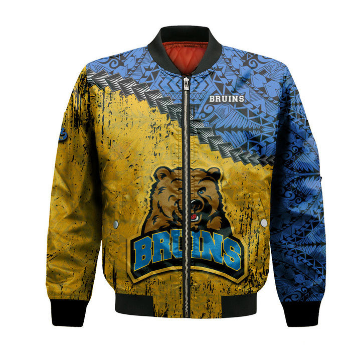 UCLA Bruins Blue Gold Polynesian Bomber Jacket