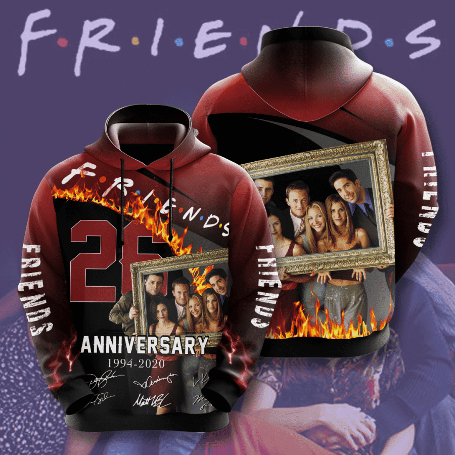 Friends Movie And Character Anniversary 26 Years 3D All Over Print Hoodie & Zip Hoodie