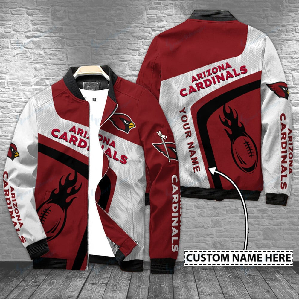Arizona Cardinals Personalized Bomber Jacket BG349