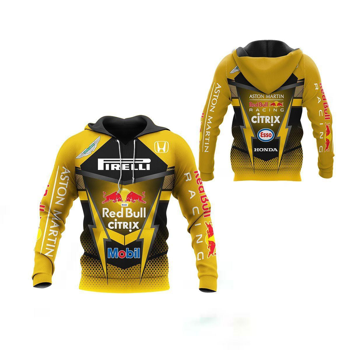 Red Bull Racing All Over Print Hoodie, Zip Hoodie 341