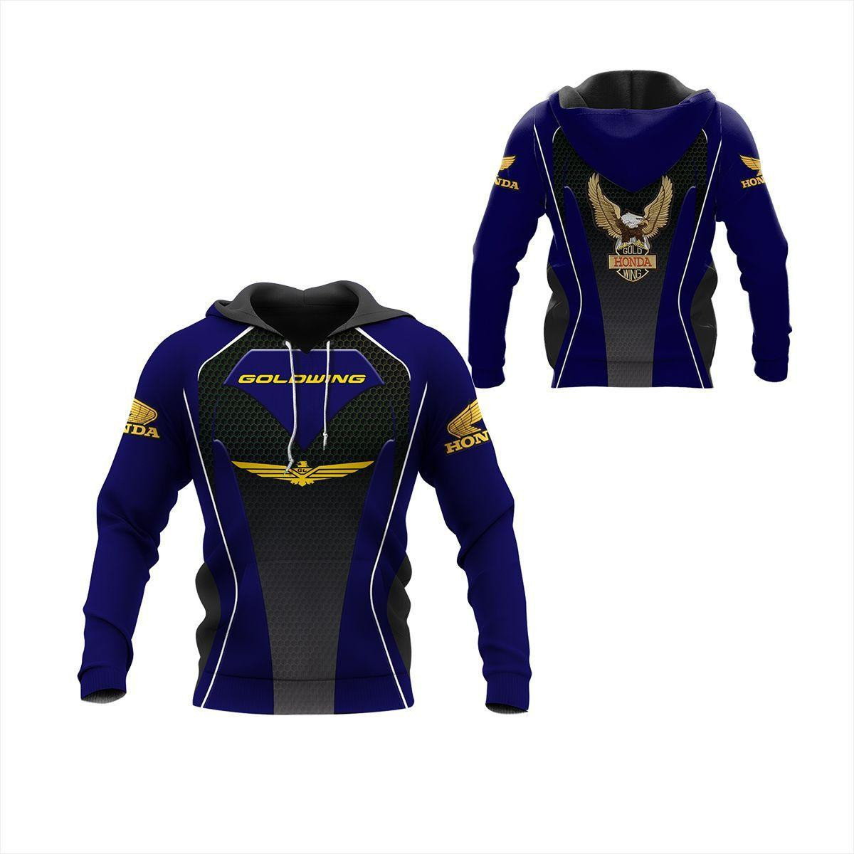 Honda Gold Wing Shirt 138, 3d Hoodie Zip Hoodie