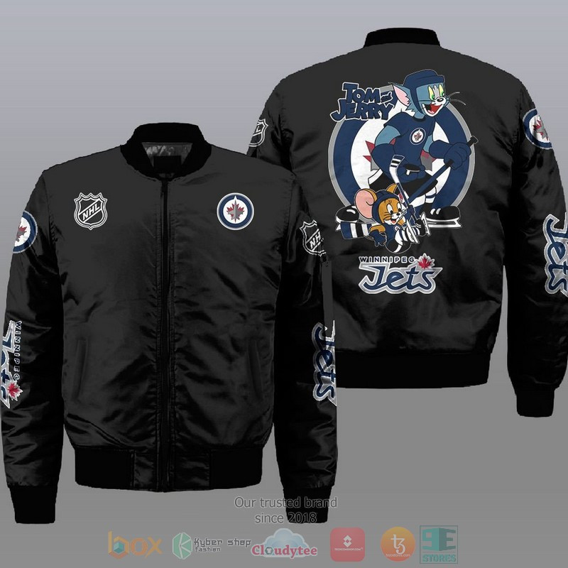Winnipeg Jets Tom And Jerry Bomber Jacket