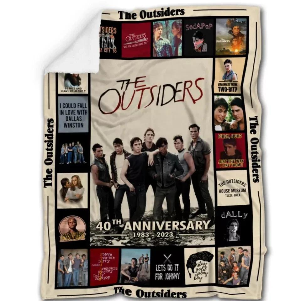 The Outsiders 40th Anniversary Fleece Sherpa Blanket