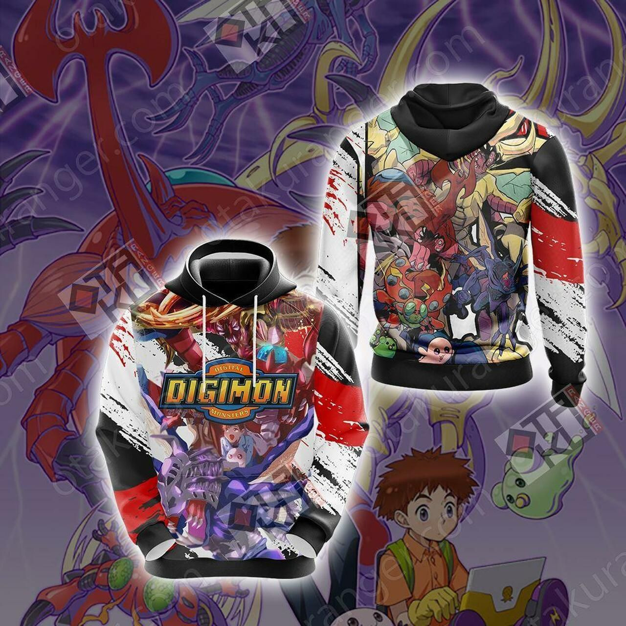 Digimon - Tentomon Unisex 3D All Over Print Hoodie & Zip Hoodie