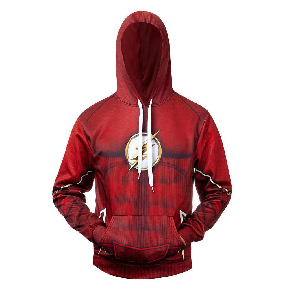 Costume Flash DC Suit 3D All Over Print Hoodie & Zip Hoodie