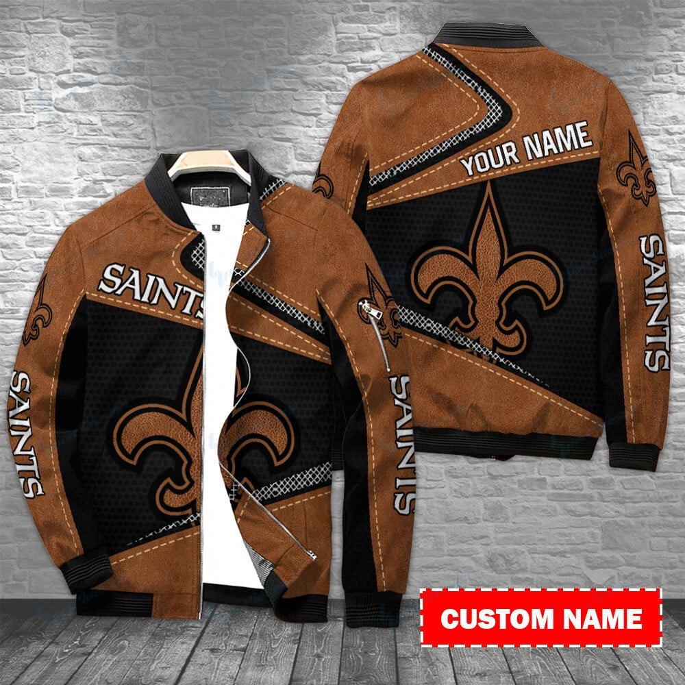 New Orleans Saints Personalized Bomber Jacket BG467