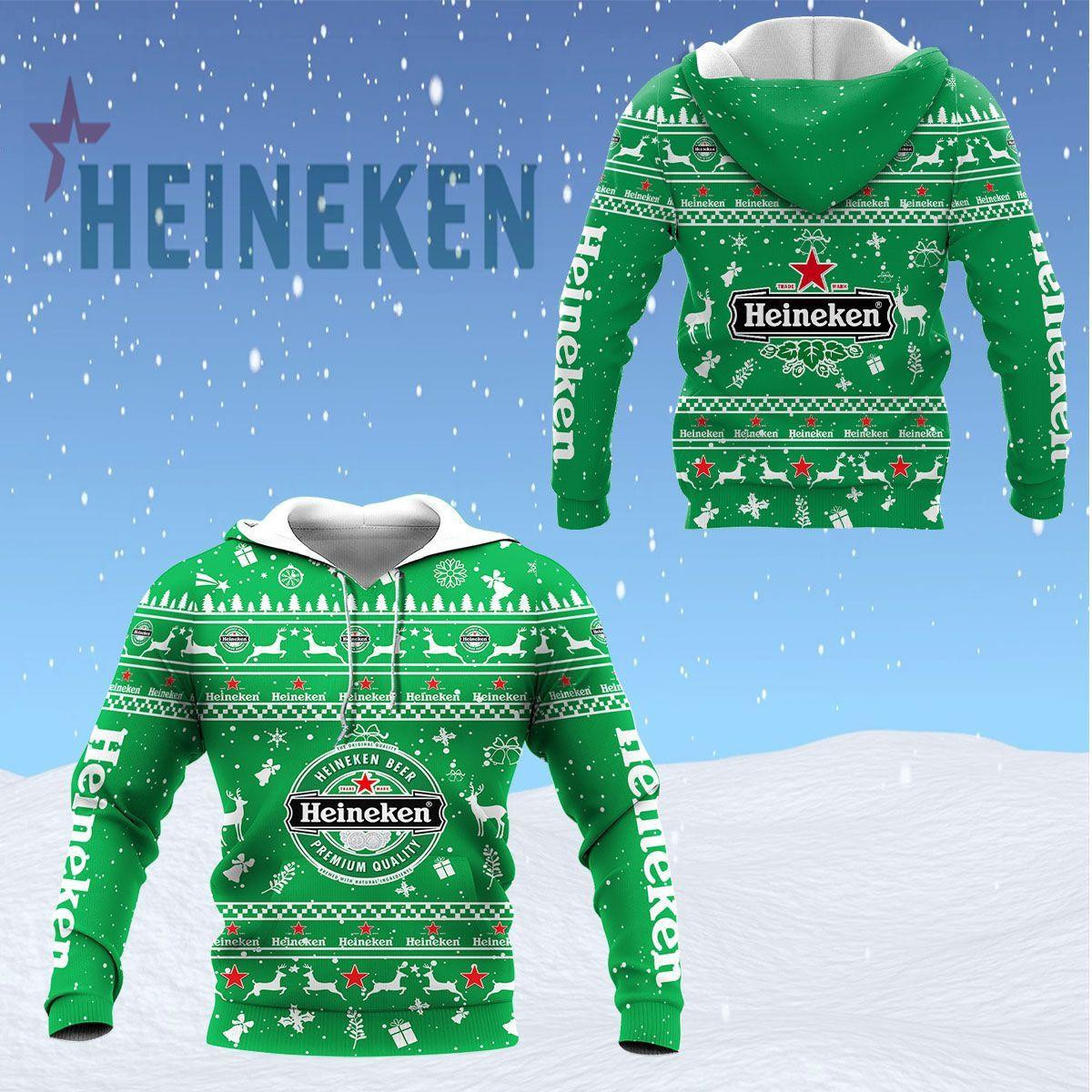 Heineken Shirt 179, 3d Hoodie Zip Hoodie