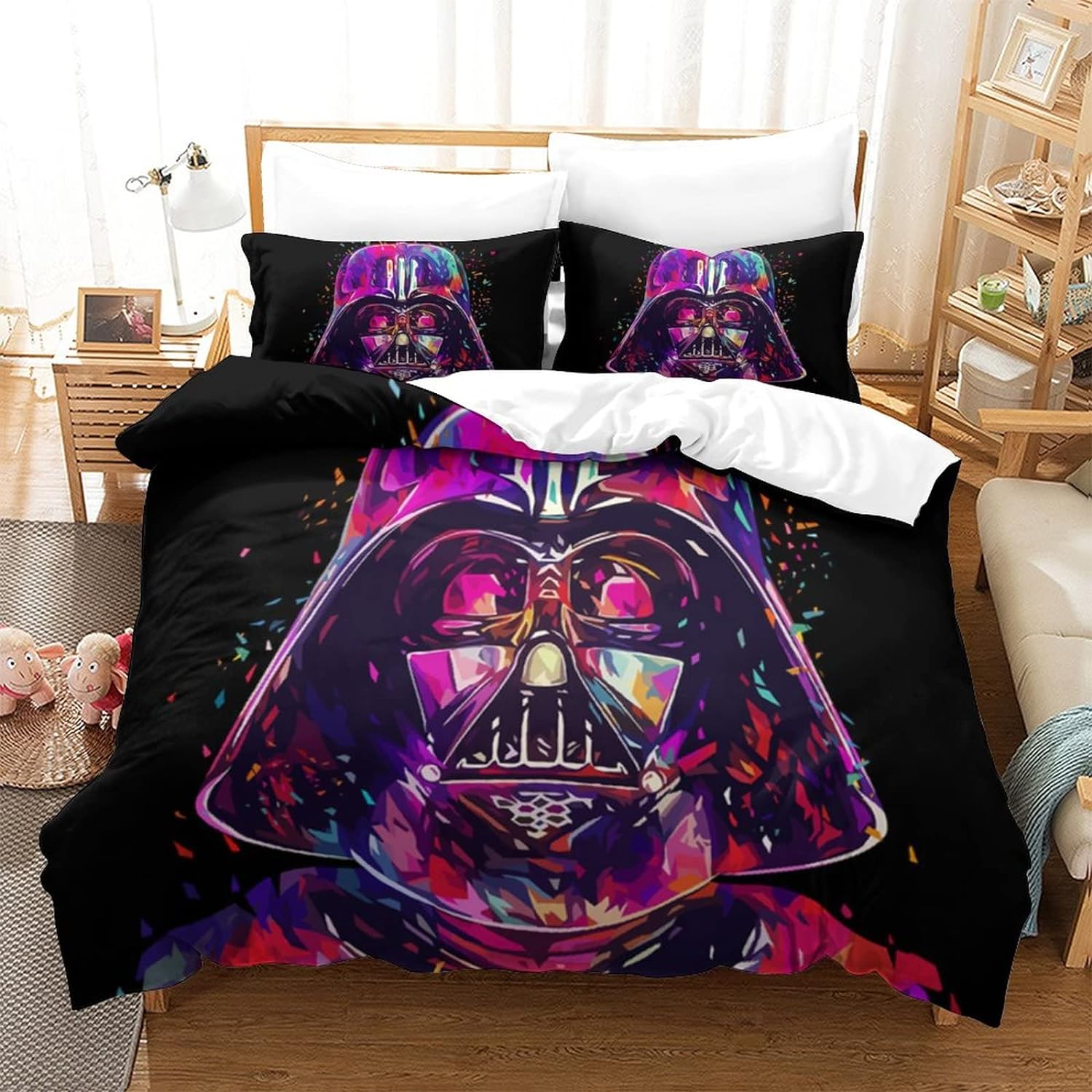 SW Bedding Set SW Darth Vader Minimalist Art Duvet Covers