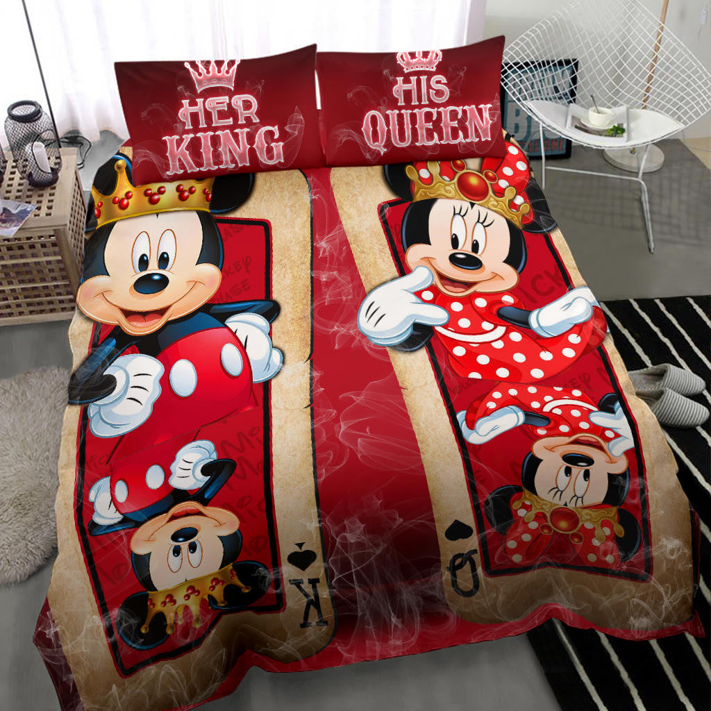 MM Bedding Set DN MM Minnie His Queen And Her King Duvet Covers