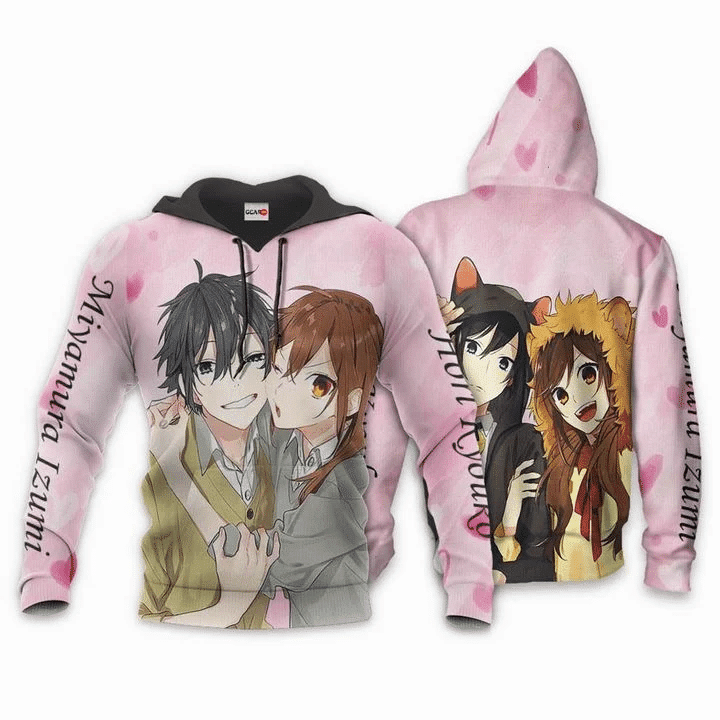 Hori Kyouko And Miyaura Izumi Hori San To Miyamura Kun 3d Hoodie Zip Hoodie