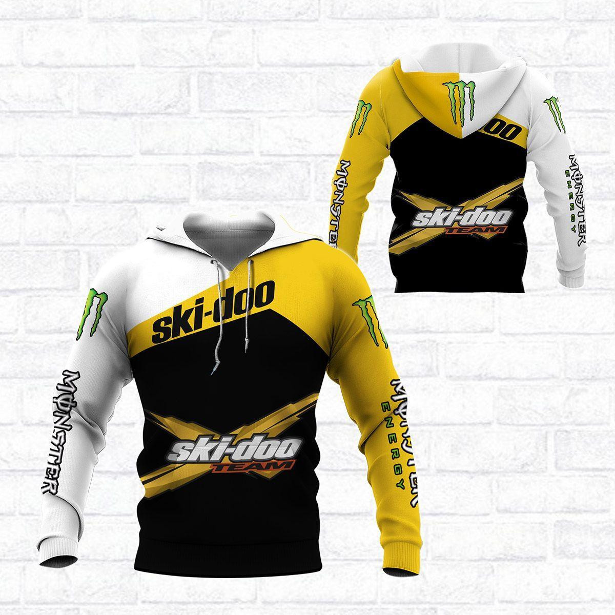 Ski-doo Racing Team 7k748 Zip Hoodie Hoodie Ii0