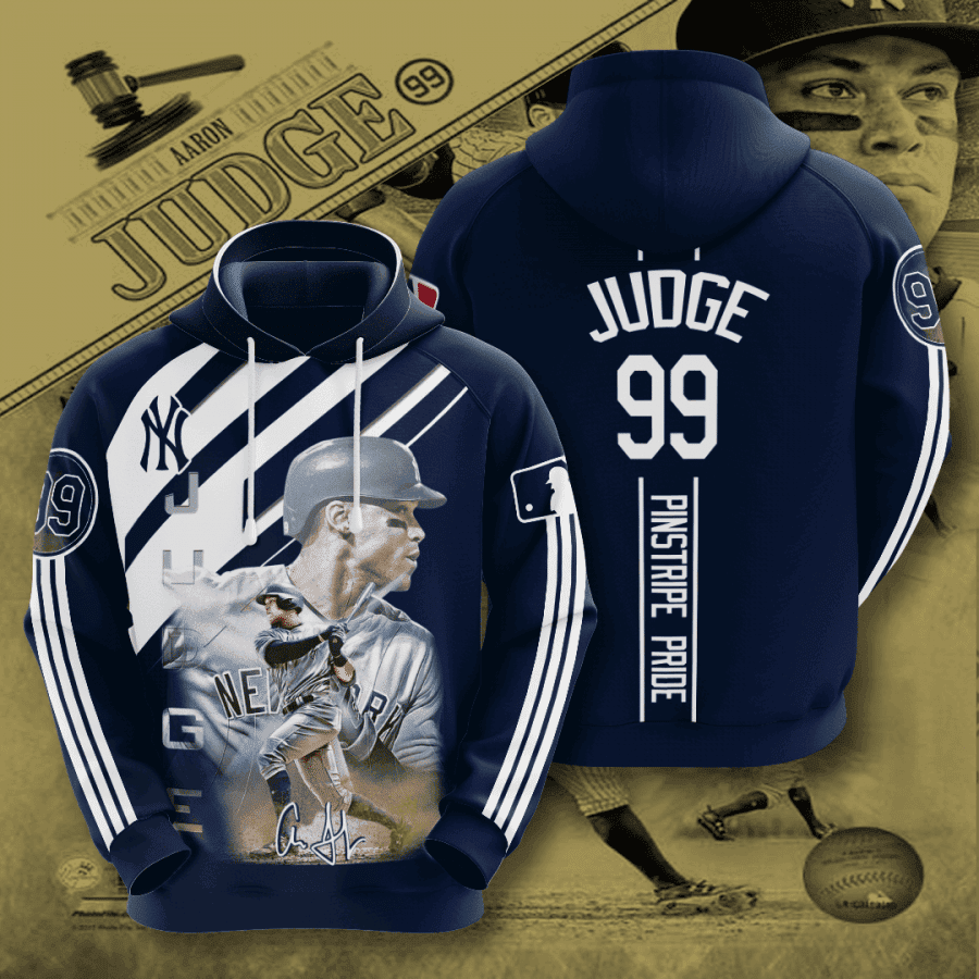 New York Yankees Aaron Judge 99 3D All Over Print Hoodie & Zip Hoodie