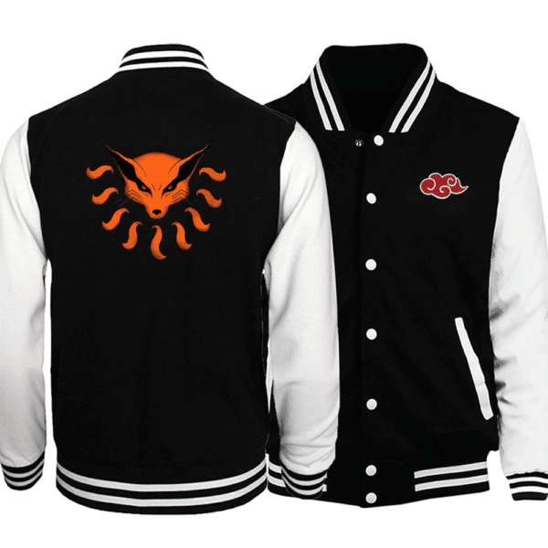 Kurama The Nine Tailed Beast Naruto Anime 1 Baseball Jacket 518