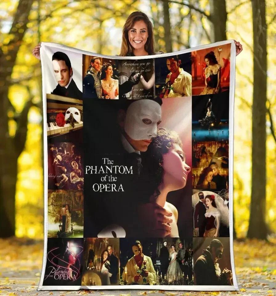 The Phantom Of The Opera Fleece Sherpa Blanket