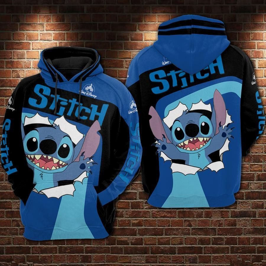 Lilo And Stitch Walt Over Print 3d Hoodie Zip Hoodie 1208