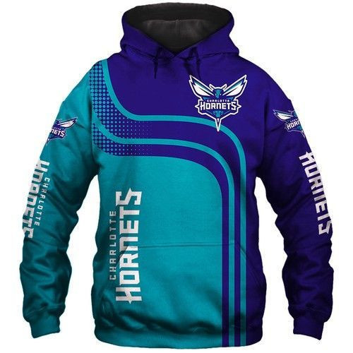 Charlotte Hornets 3D All Over Print Hoodie & Zip Hoodie