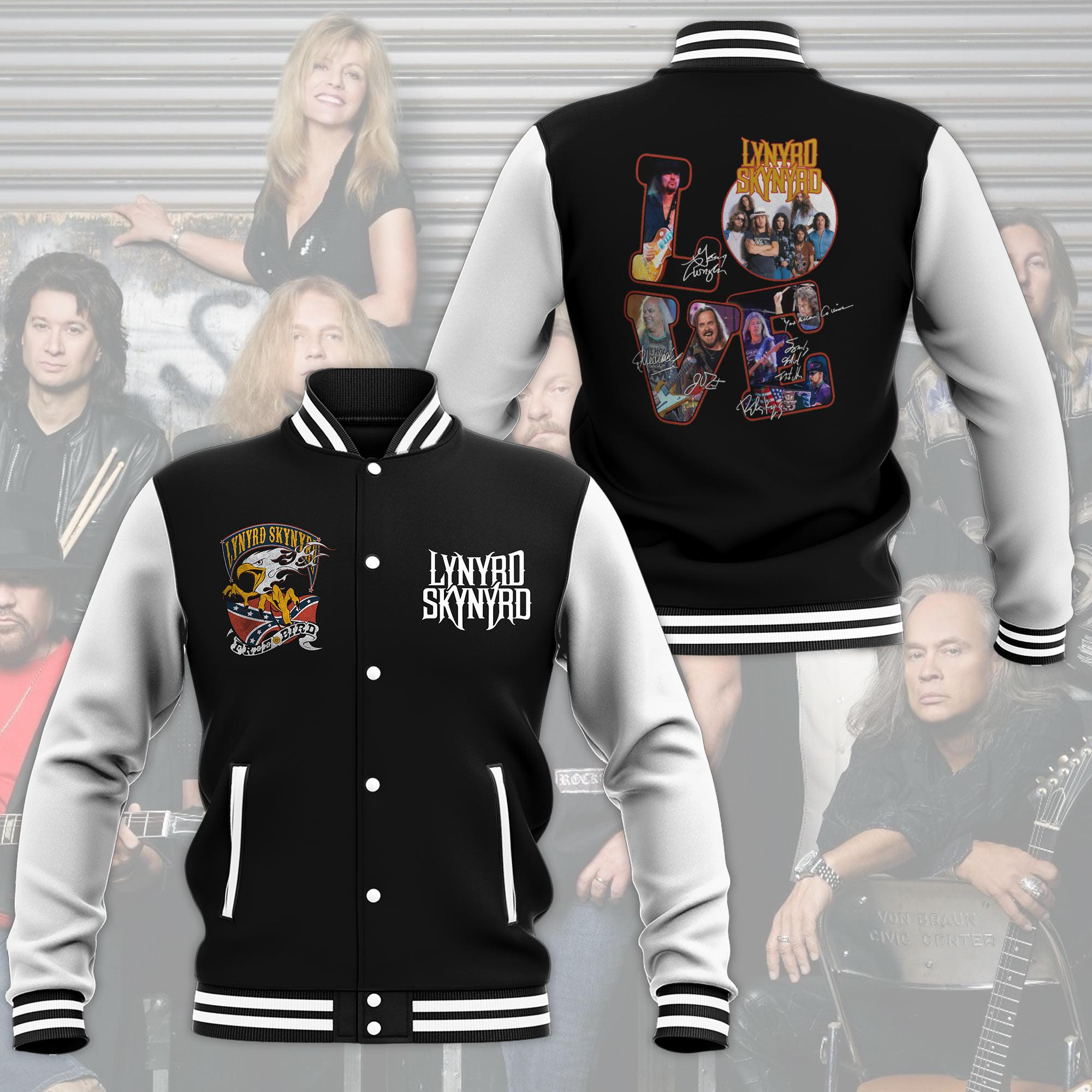 Lynyrd Skynyrd Free Bird Southern Baseball Jacket