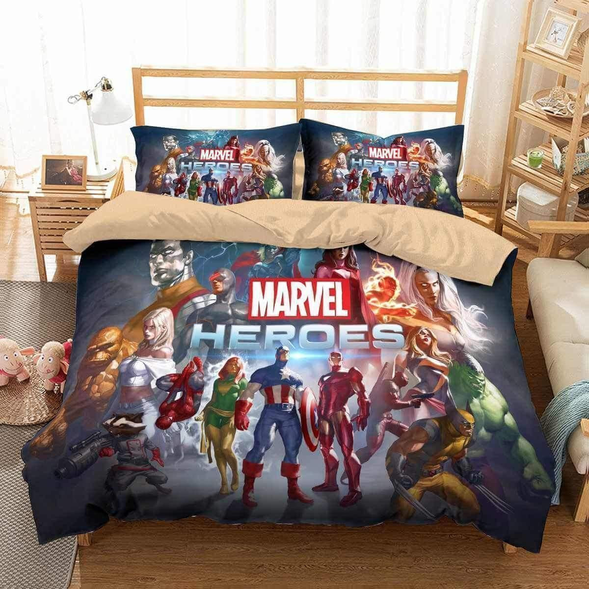 MV Bedding Set MV Heros Graphic Art Duvet Covers