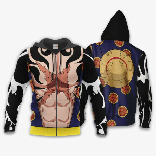 One Piece Luffy Gear 4 Anime 3k392 Cartoon 3d Hoodie Zip Hoodie 2456