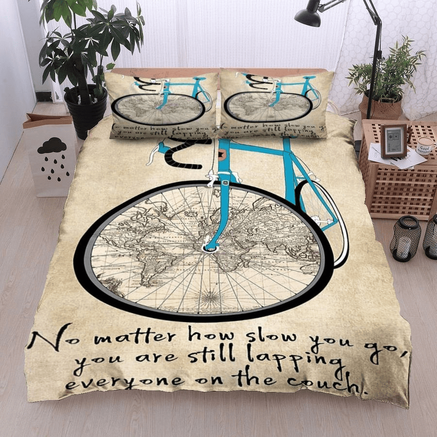 Bicycle Bedding Set No Matter How Slow You Go Duvet Covers
