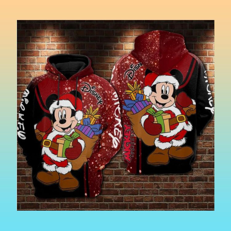 Christmas Mickey Mouse 3d Hoodie