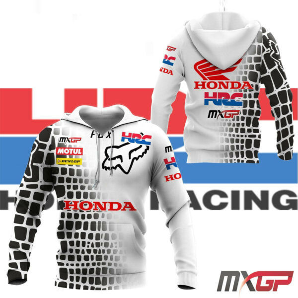 Honda Hrc Mxgp Shirt 302, 3d Hoodie Zip Hoodie 1168