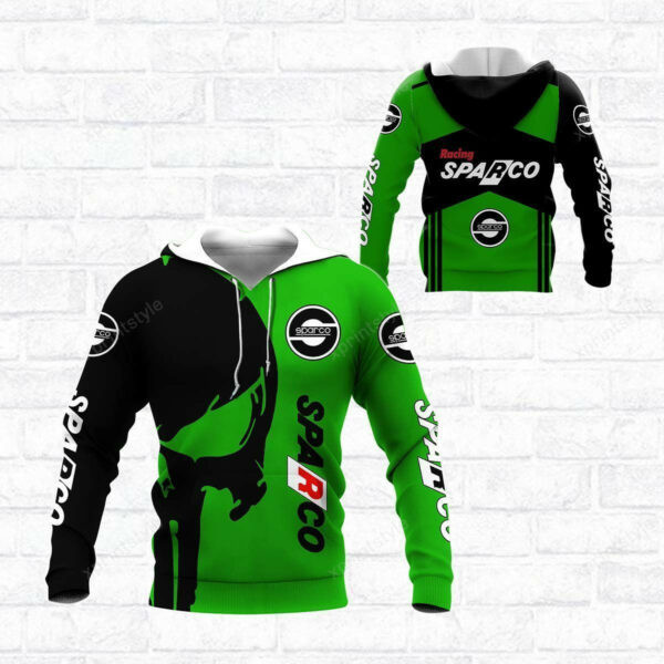 Sparco Racing Shirt 742, 3d Hoodie Zip Hoodie 1789