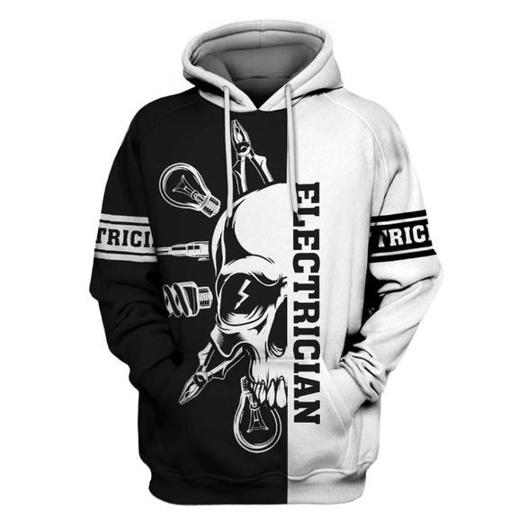 Electrician 3D All Over Print Hoodie & Zip Hoodie