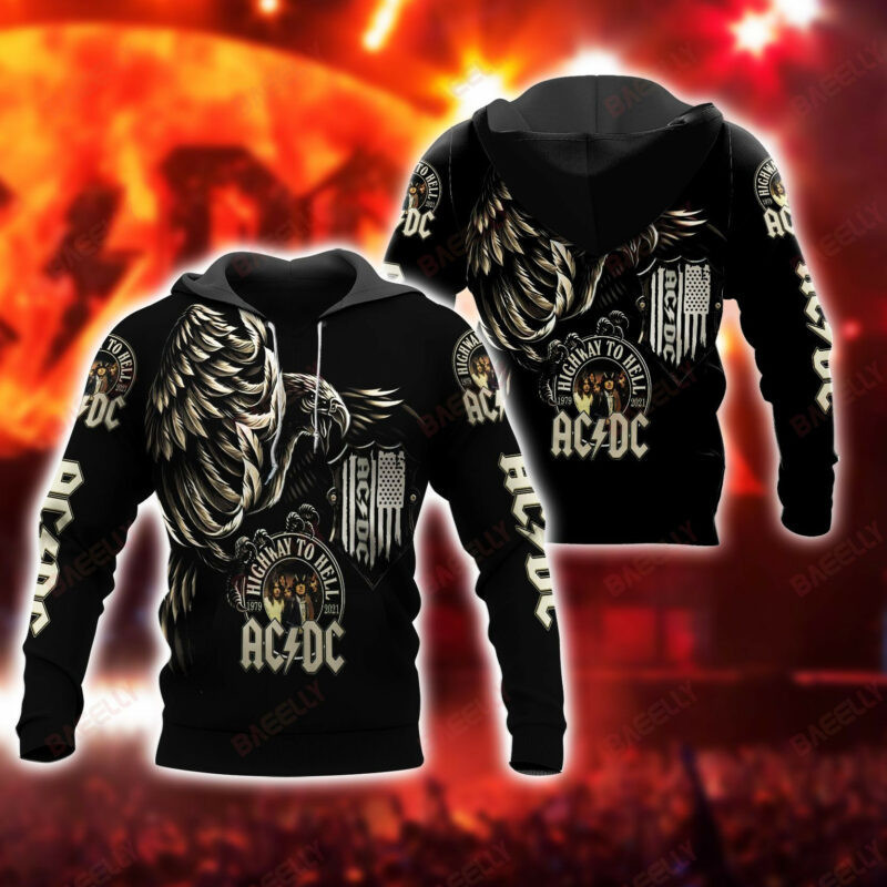 Acdc Rock Band Hoodie 3d