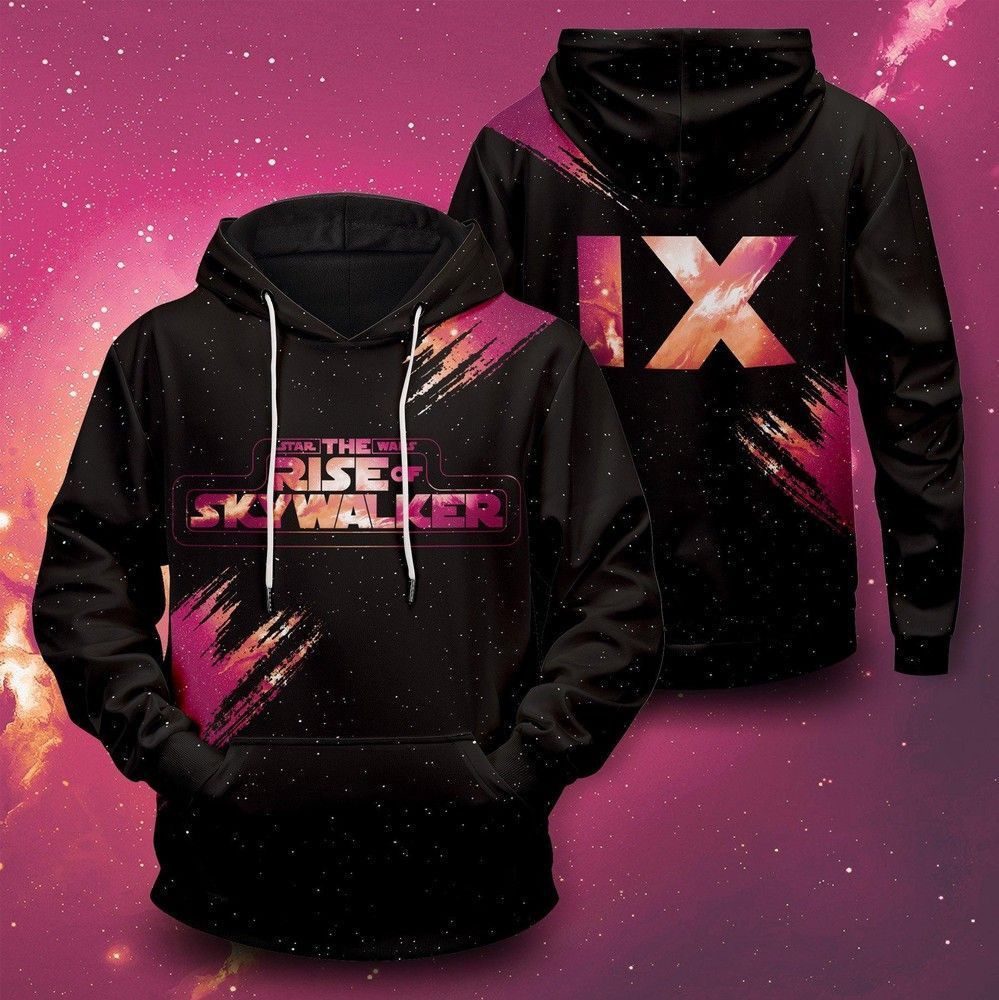 Star Wars The Mandalorian Baby Yoda The Rise Of Skywalker 3D All Over Print Hoodie & Zip Hoodie