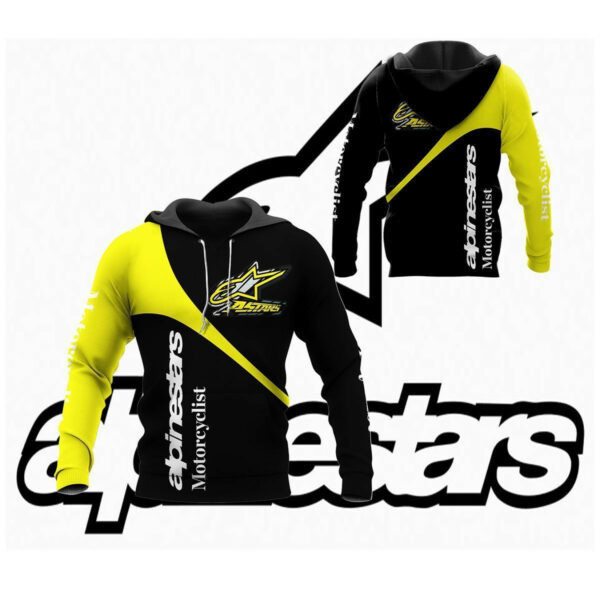 Alpinestars Shirt 879, 3d Hoodie Zip Hoodie 748