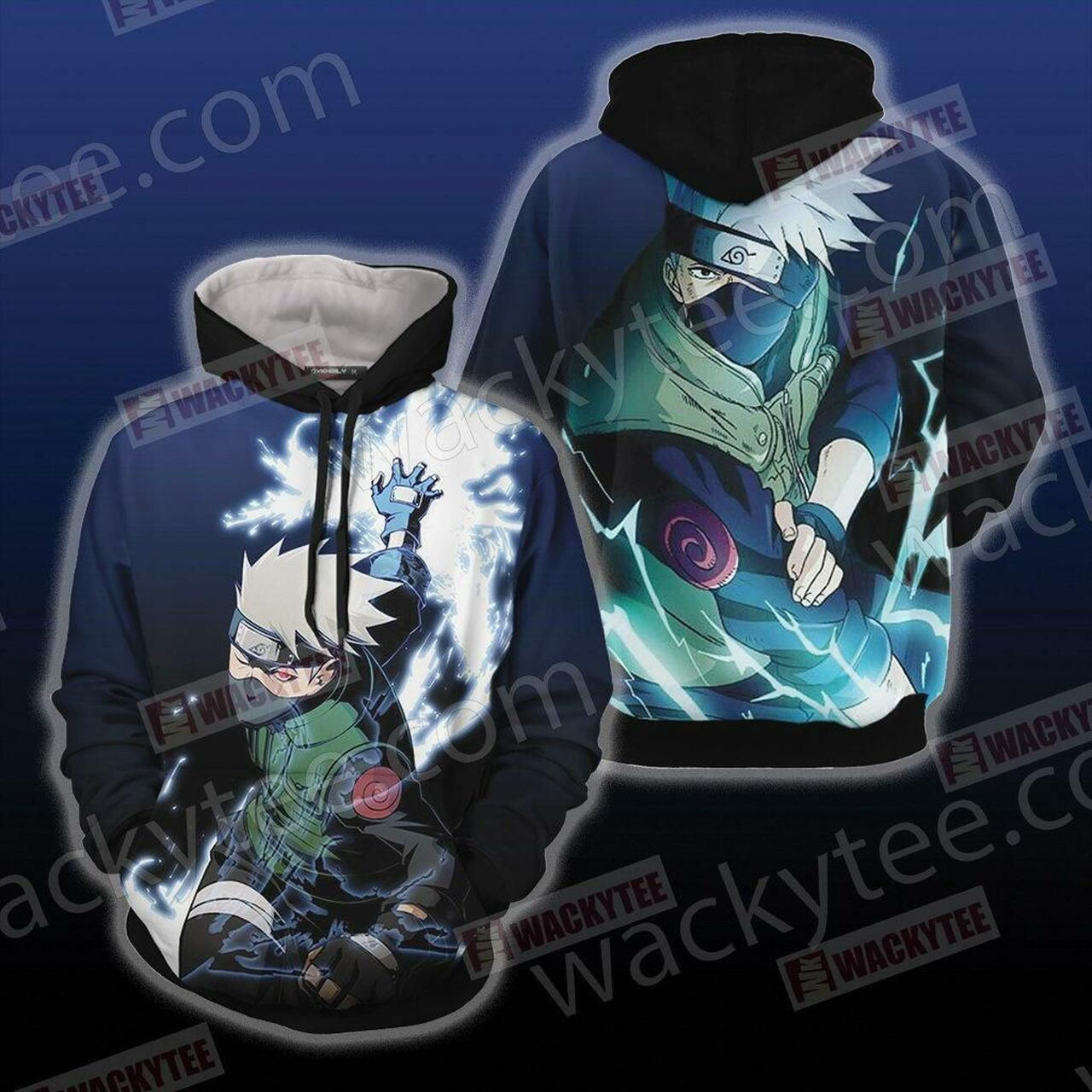 Naruto Kakashi 3D All Over Print Hoodie & Zip Hoodie
