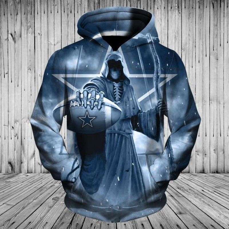 Cowboys Skull 3D All Over Print Hoodie & Zip Hoodie