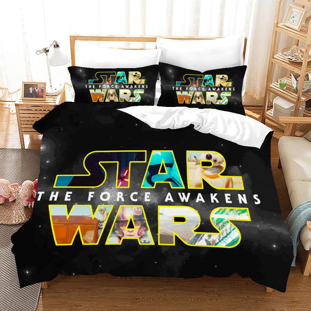 SW Bedding Set SW The Force Awakens Movie Scenes Duvet Covers