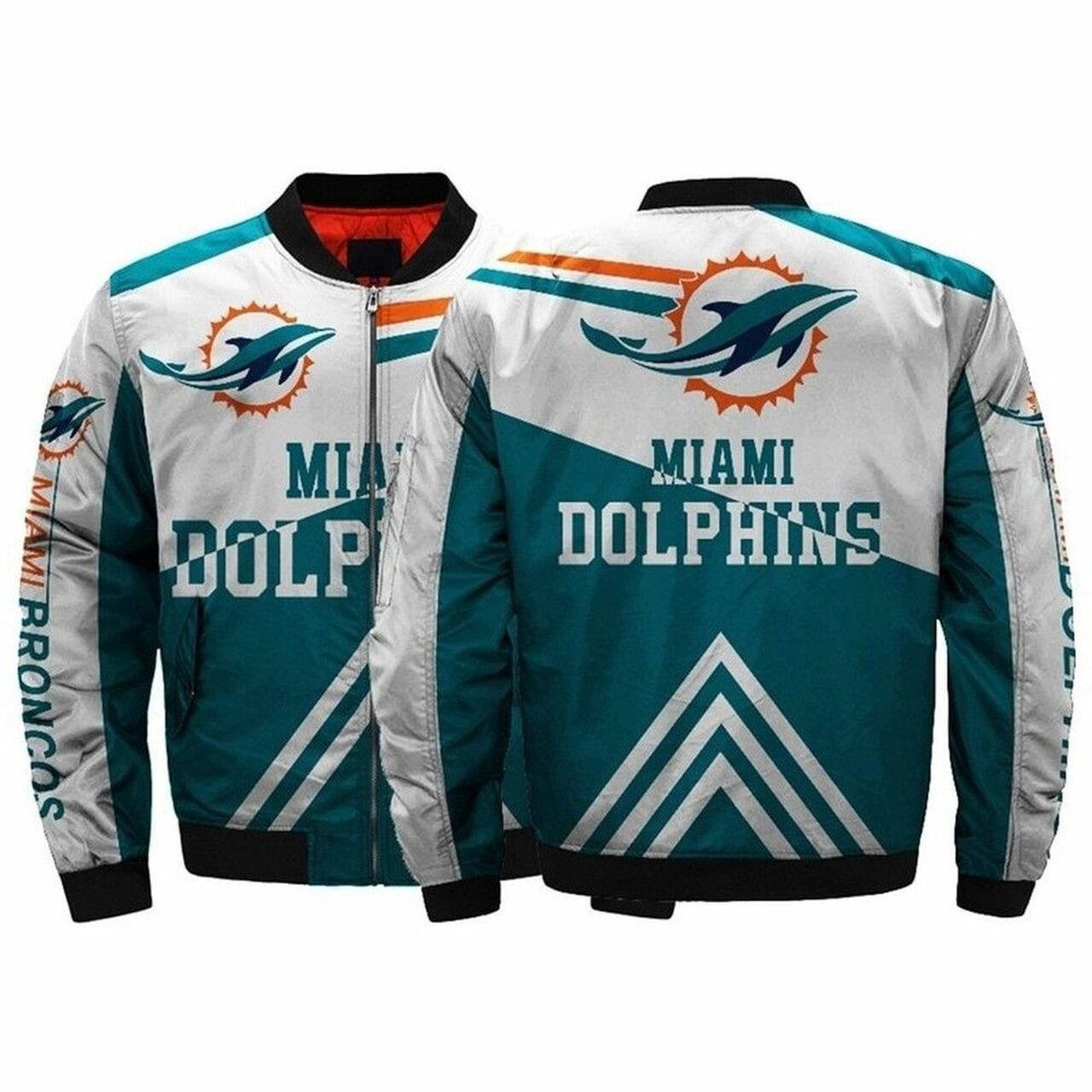 Miami Dolphins Bomber Jacket V9
