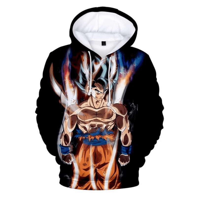 Goku Cartoon Dragon Ball 27 Over Print 3d Hoodie Zip Hoodie