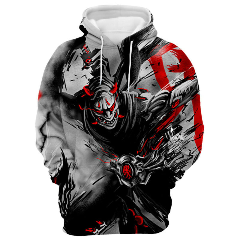 Oni Genji Overwatch 3d Hoodie Zip Hoodie