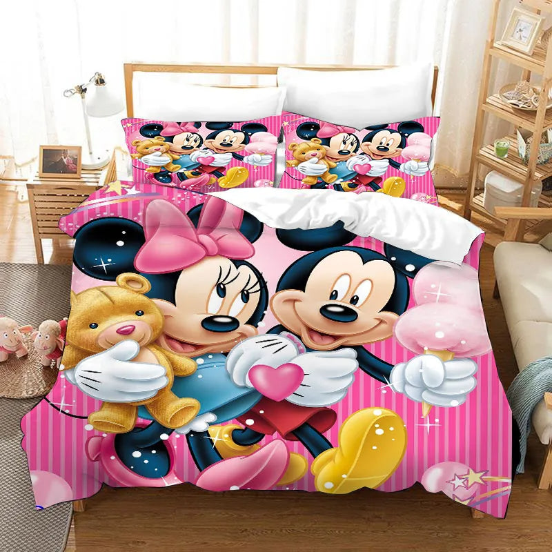 Minnie Bedding Set DN MM And Minnie Dating Duvet Covers