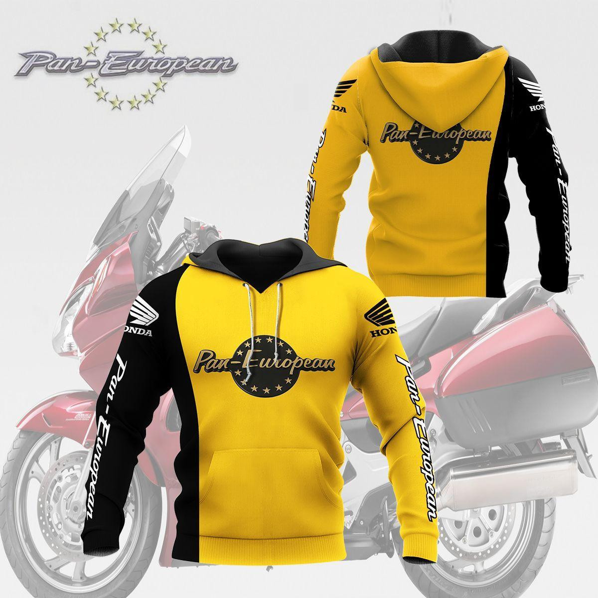 Honda Pan European Shirt 201, 3d Hoodie Zip Hoodie