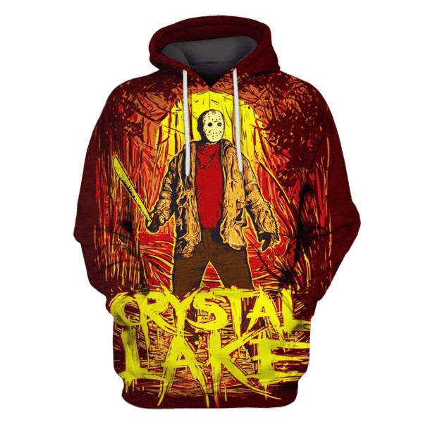 Camp Crystal Lake Friday the 13th 3D All Over Print Hoodie & Zip Hoodie