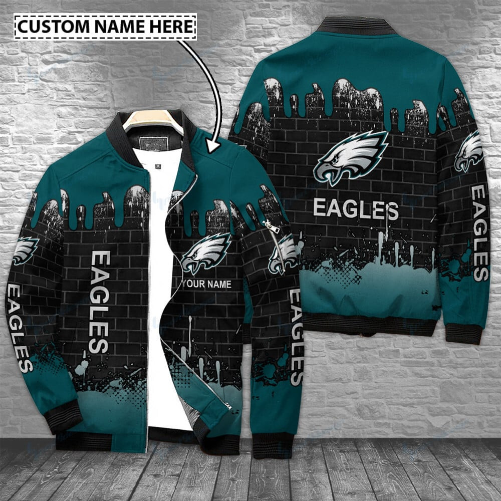 Philadelphia Eagles Personalized Bomber Jacket BG356