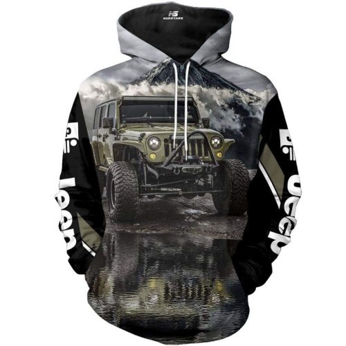 Love Jeep 3D All Over Print Hoodie & Zip Hoodie