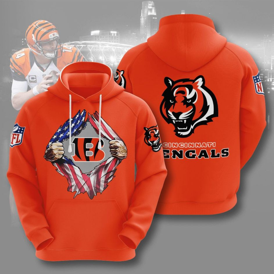 Cincinnati Bengals American Football 3D All Over Print Hoodie & Zip Hoodie