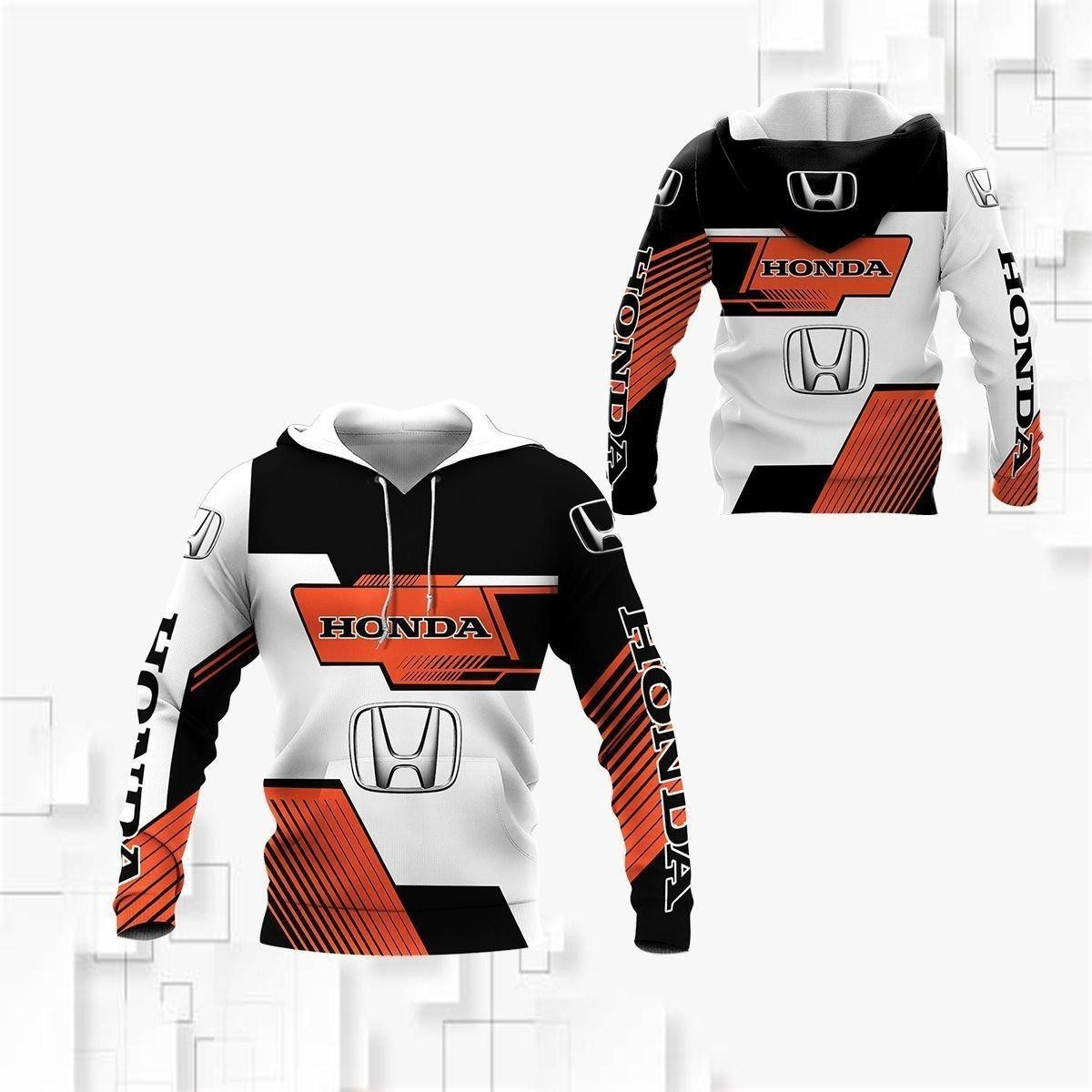 Honda 4, Cartoon 3d Hoodie Zip Hoodie